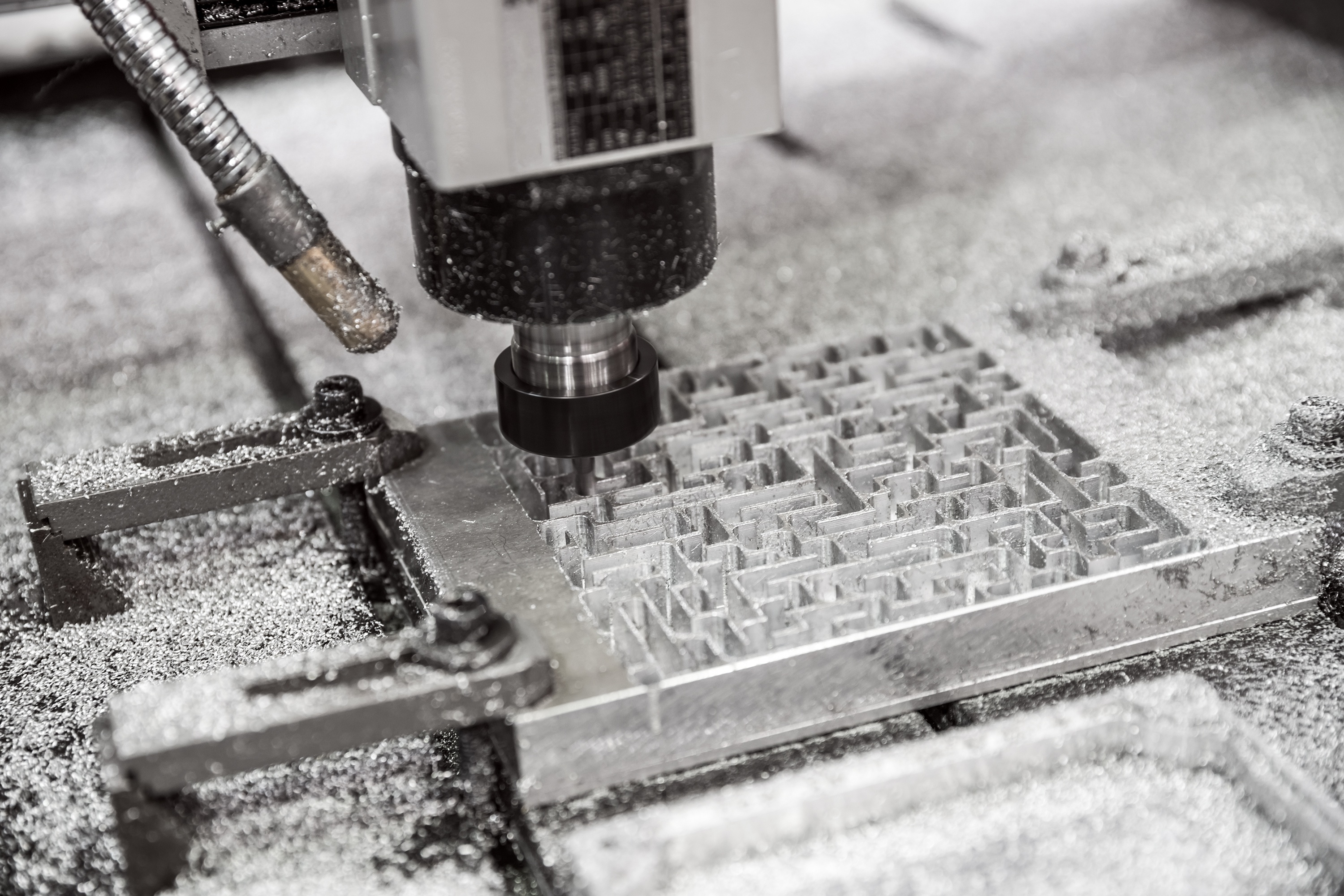 What CNC Machine Shops Do - CNC Milling - Slot Milling a Metal Maze
