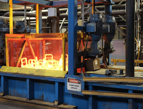 Heat treatment quench tank at Eagle Alloy