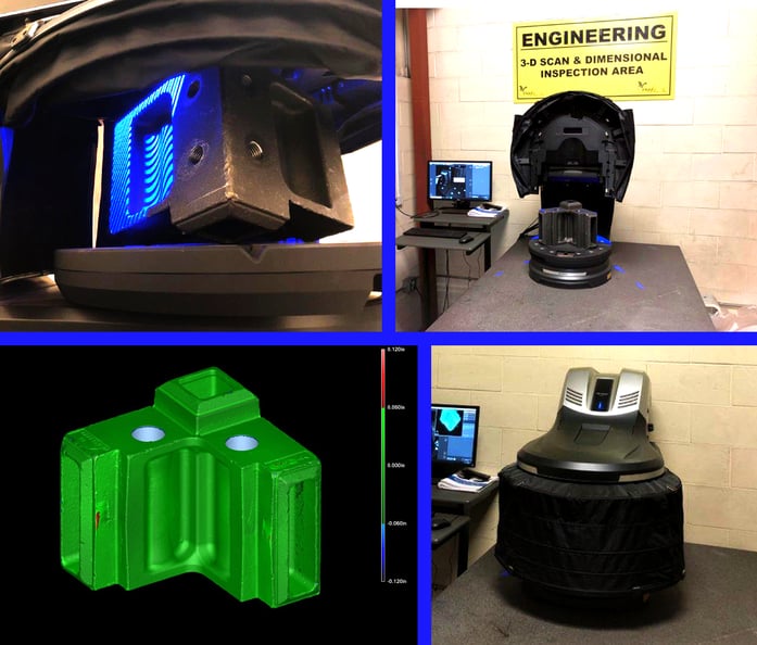 Eagle Alloy Keyence 3D Scanner Collage