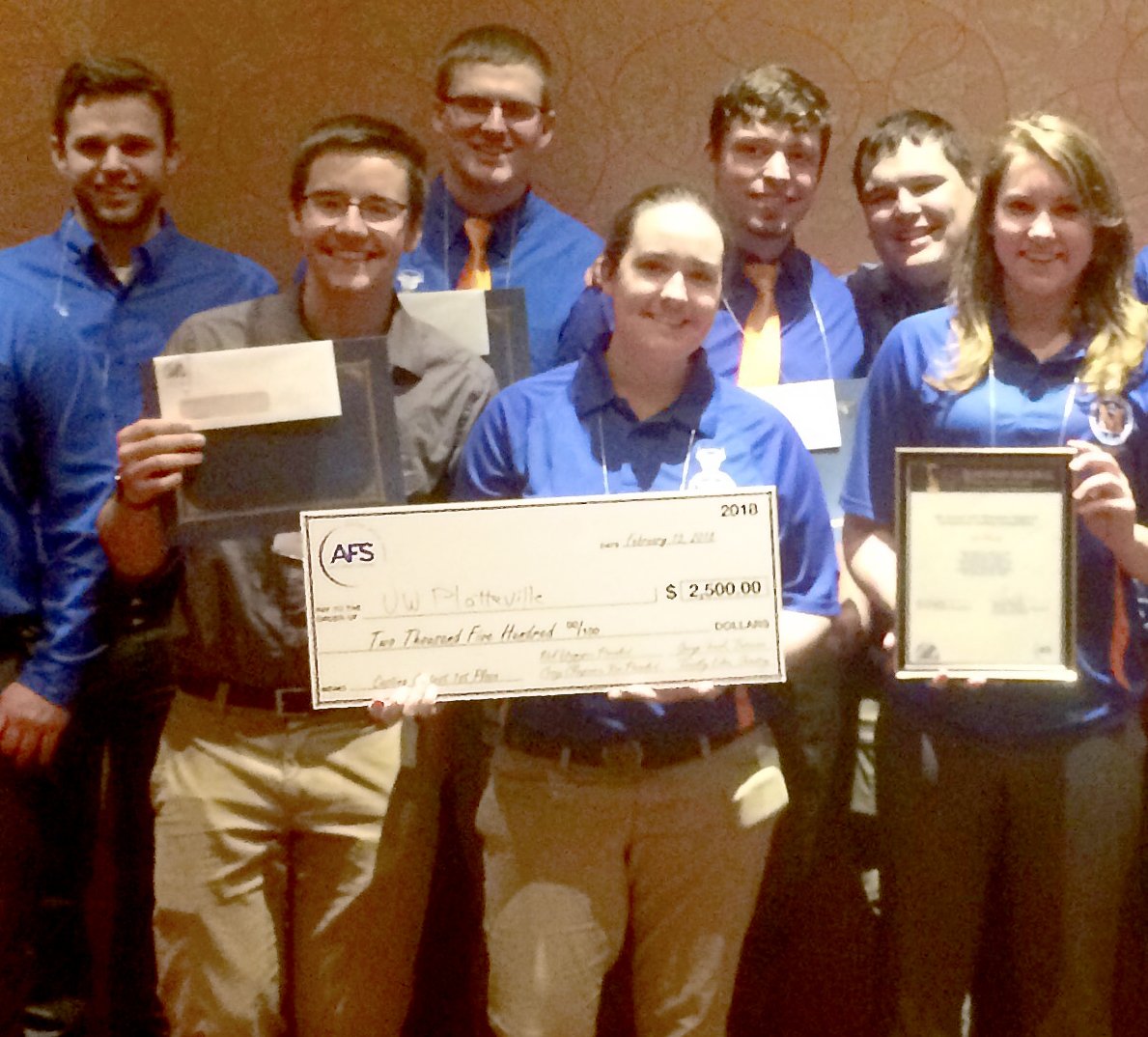 University of Wisconsin, Platteville: 1st Prize Winner in the 2018 Competition